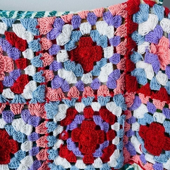 Farm Rio Anthropologie Crochet Mini Dress Blogger Fav - Picture 5 of 9